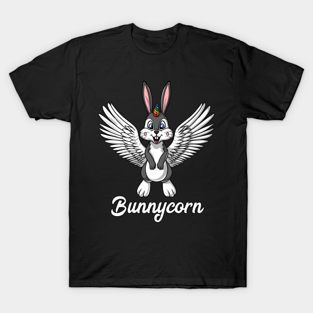 Rabbit Unicorn Bunny Bunnycorn T-Shirt by underheaven